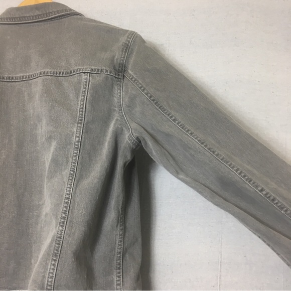 L.L. Bean Trucker Denim Jacket – Women’s Medium (Worn Grey) - Picture 12 of 16